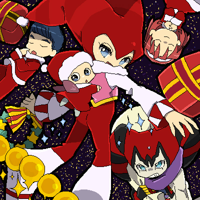 1boy, 1girl, 3others, angry, ass, blue_eyes, blue_hair, bodysuit