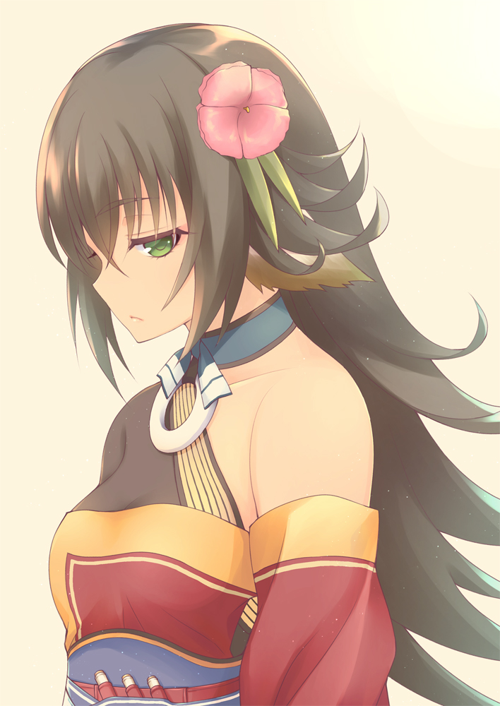 1girl, aged_down, animal_ears, aquaplus, breasts, choker, closed_mouth, collarbone