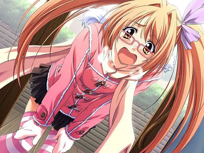 1girl, coat, exhausted, game_cg, glasses, heavy_breathing, long_hair, memories_off