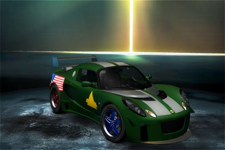 american_flag, car, car_show, customized, flower, front, green_tunic, link