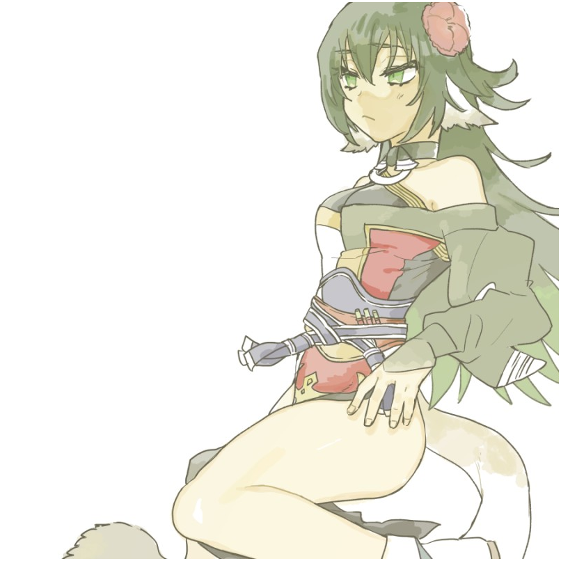 1girl, aged_down, animal_ears, aquaplus, boots, breasts, choker, closed_mouth