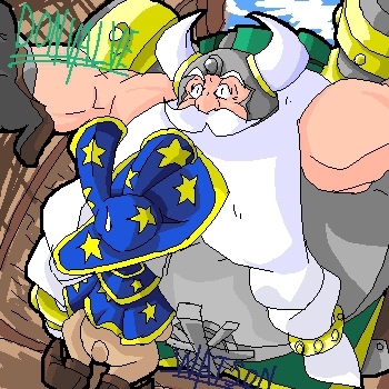 arc_system_works, battle_fantasia, beard, rabbit, donvalve_du_don, facial_hair, furry, hat