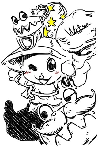 animal_ears, arc_system_works, battle_fantasia, facial_hair, bear_trap, furry, lowres, mustache