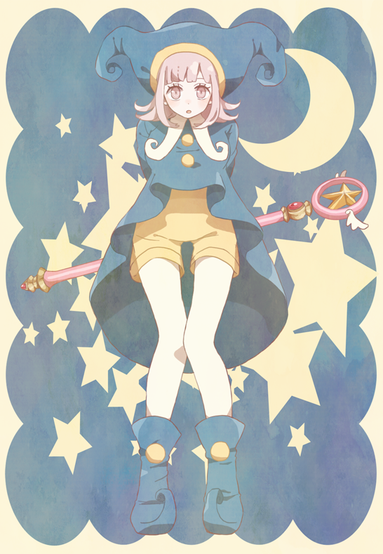 1girl, :o, arms_behind_back, blush, boots, cardcaptor_sakura, commentary_request, cosplay_request