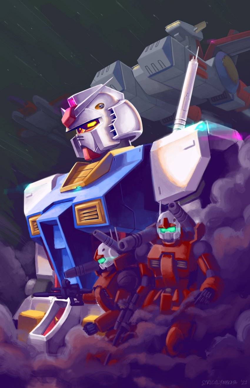 absurdres, beam_rifle, energy_gun, g-fighter, gun, guncannon, gundam, highres