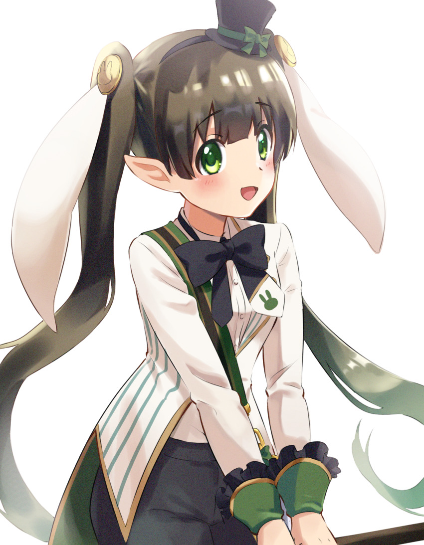 1girl, ayumi_(princess_connect!), ayumi_(wonderland)_(princess_connect!), blush, green_eyes, highres, princess_connect!, smile