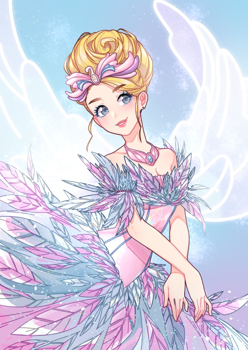 1girl, adan_nanainonai, ballerina, ballet, ballet_dress, barbie_(character), barbie_(franchise), barbie_of_swan_lake