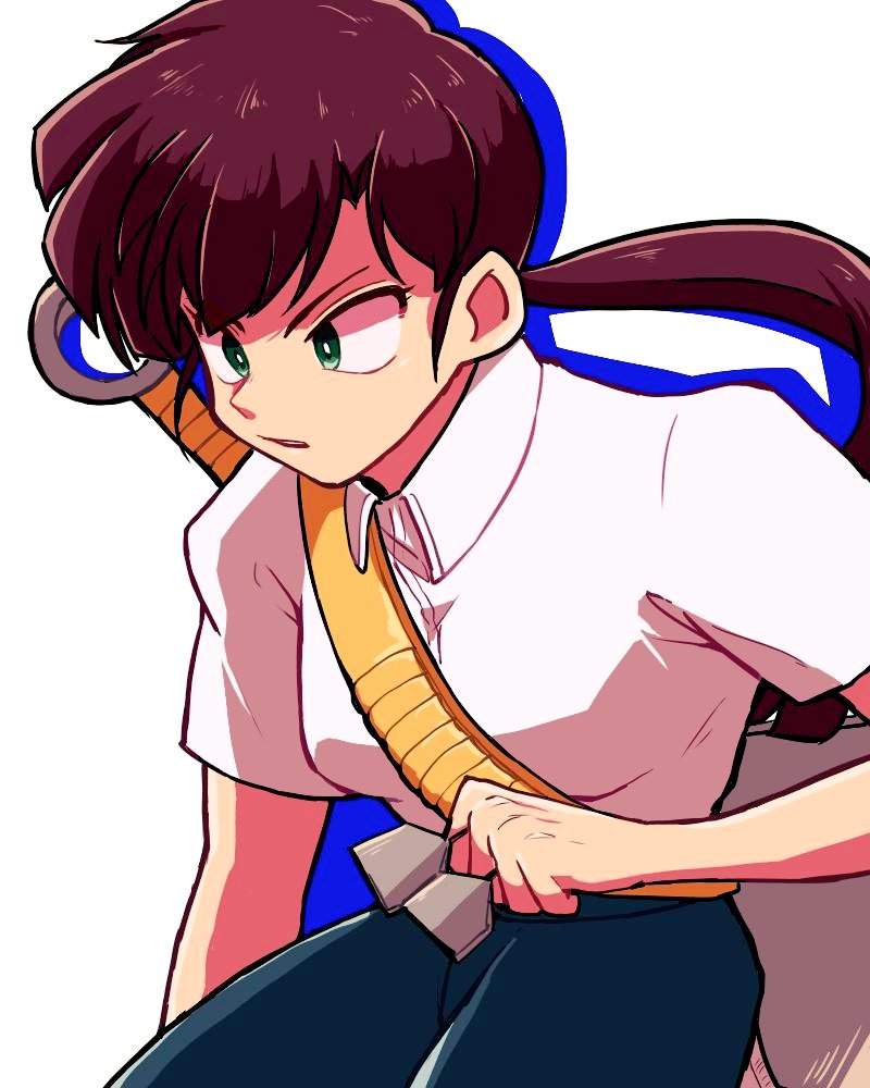 1girl, crossdressing, crossdressing_(ftm), female_focus, kuonji_ukyou, maru_handa, ranma_1/2, school_uniform