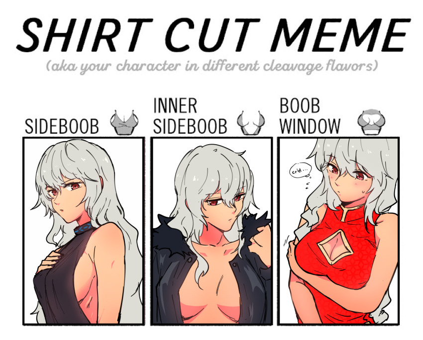 1girl, arknights, black_jacket, black_sweater, breasts, ch'en_(ageless_afterglow)_(arknights), ch'en_(arknights), ch'en_(arknights)_(cosplay)