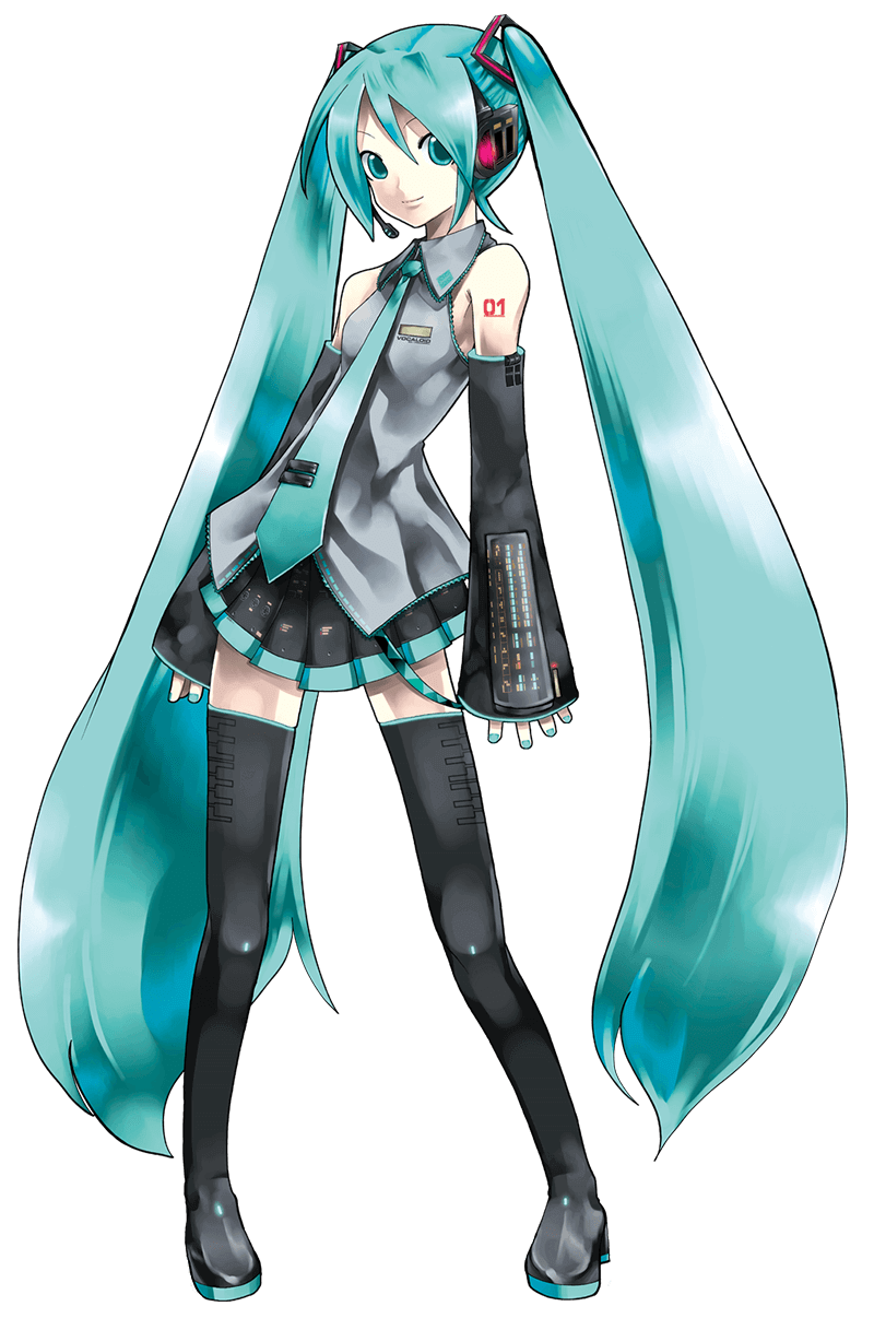 1girl, aqua_eyes, aqua_hair, aqua_nails, aqua_necktie, bare_shoulders, belt, black_boots