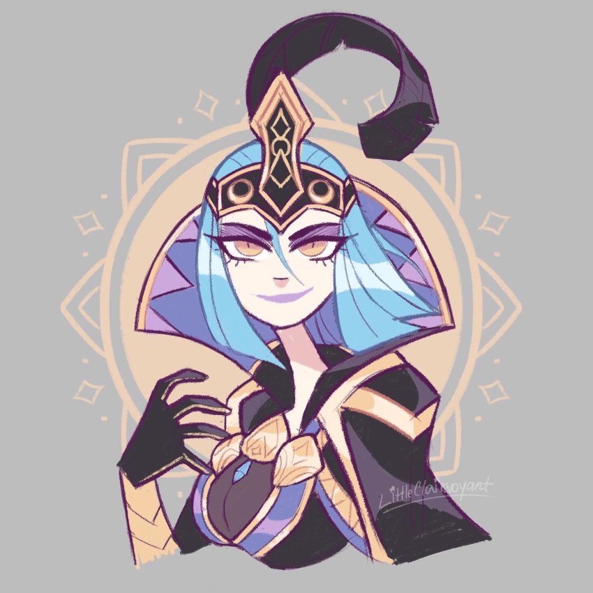 1girl, arete_(fire_emblem), blue_hair, bodystocking, breasts, cape, cleavage, eyeliner, feathers, fire_emblem, fire_emblem_fates, gloves, hair_ornament, highres, lilclairvoyant, lipstick, looking_at_viewer, makeup, nintendo, short_hair, solo, tagme, yellow_eyes