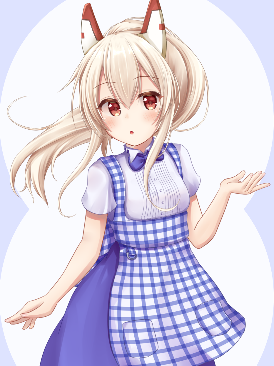 1girl, alternate_costume, apron, ayanami_(azur_lane), azur_lane, commentary_request, hair_between_eyes, headgear