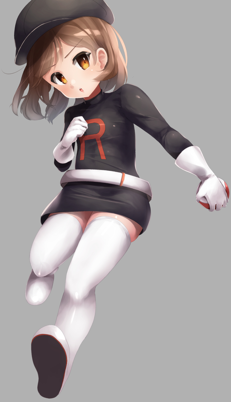 1girl, belt, black_dress, black_hat, blush, boots, brown_eyes, brown_hair