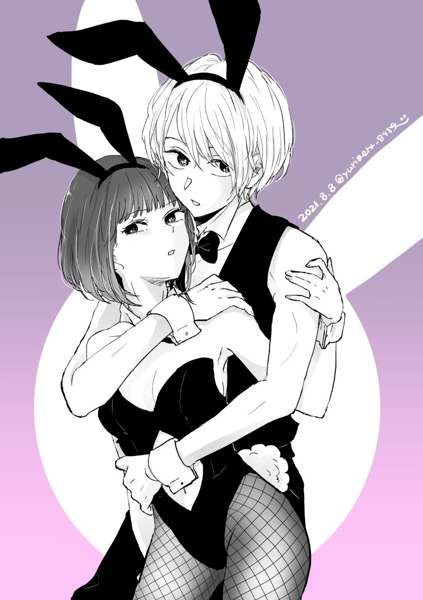 1boy, 1girl, absurdres, arima_kana, armpits, bare_arms, bare_shoulders, breasts