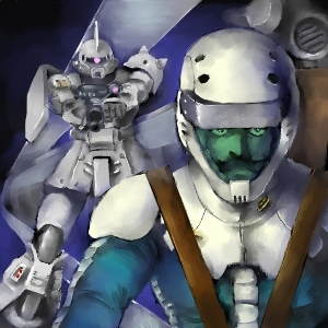 artist_request, gun, gundam, gundam_msv, lowres, mecha, pilot_suit, robot