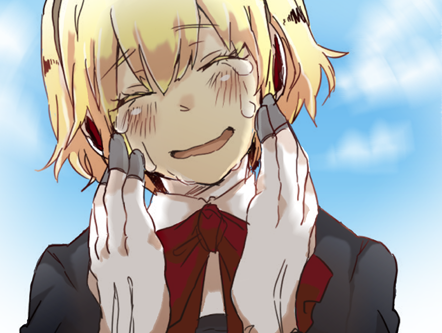 1girl, aigis_(persona), android, ashida_yuri, atlus, bad_id, bad_pixiv_id, blonde_hair
