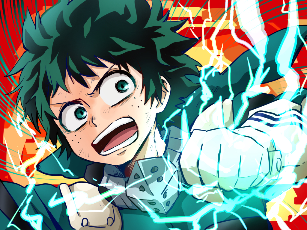 1boy, :o, bodysuit, boku_no_hero_academia, dirty, dirty_face, freckles, gloves