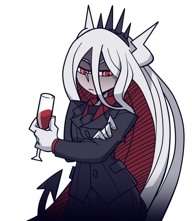 1boy, alcohol, bini_(xocolatl_501), black_jacket, black_necktie, black_pants, collared_shirt, colored_inner_hair