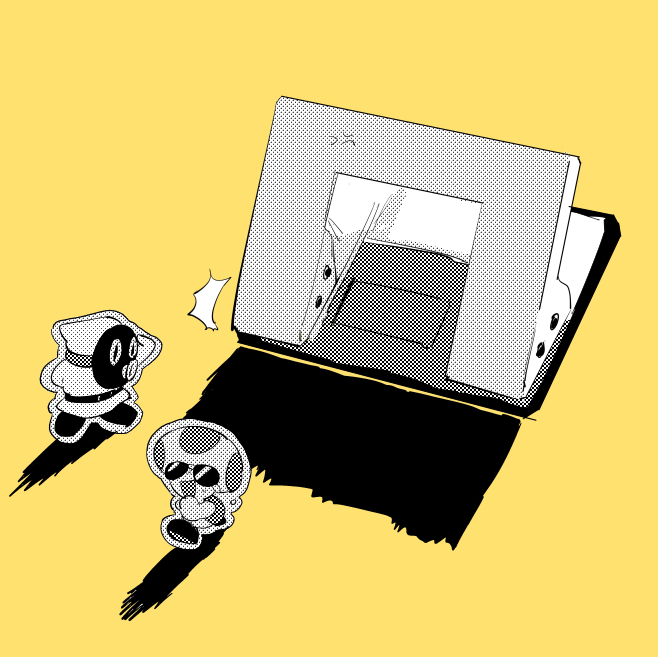 1boy, 1other, ^^^, anger_vein, annoyed, apios, aviator_sunglasses, backlighting