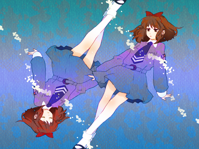 atlus, bad_id, bad_pixiv_id, brown_hair, dual_persona, closed_eyes, mot, necktie