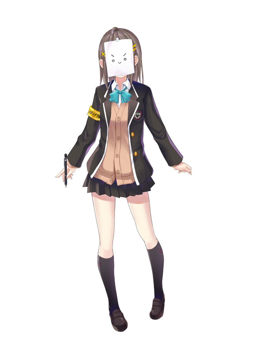 1girl, absurdres, ahoge, aqua_bow, artist_request, black_jacket, black_legwear, bow