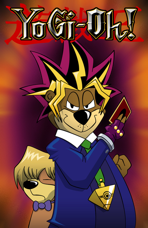 bear, boo_boo, card, cosplay, hanna-barbera, jonouchi_katsuya, jonouchi_katsuya_(cosplay), muto_yugi