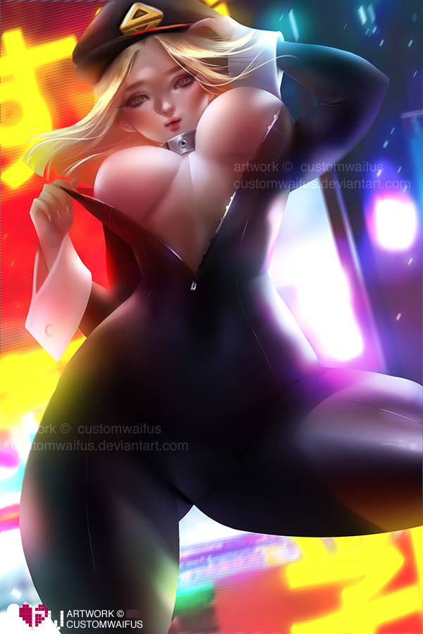 1girl, bodysuit, boku_no_hero_academia, breasts, custom_waifus, eyebrows, hat, utsushimi_kemii