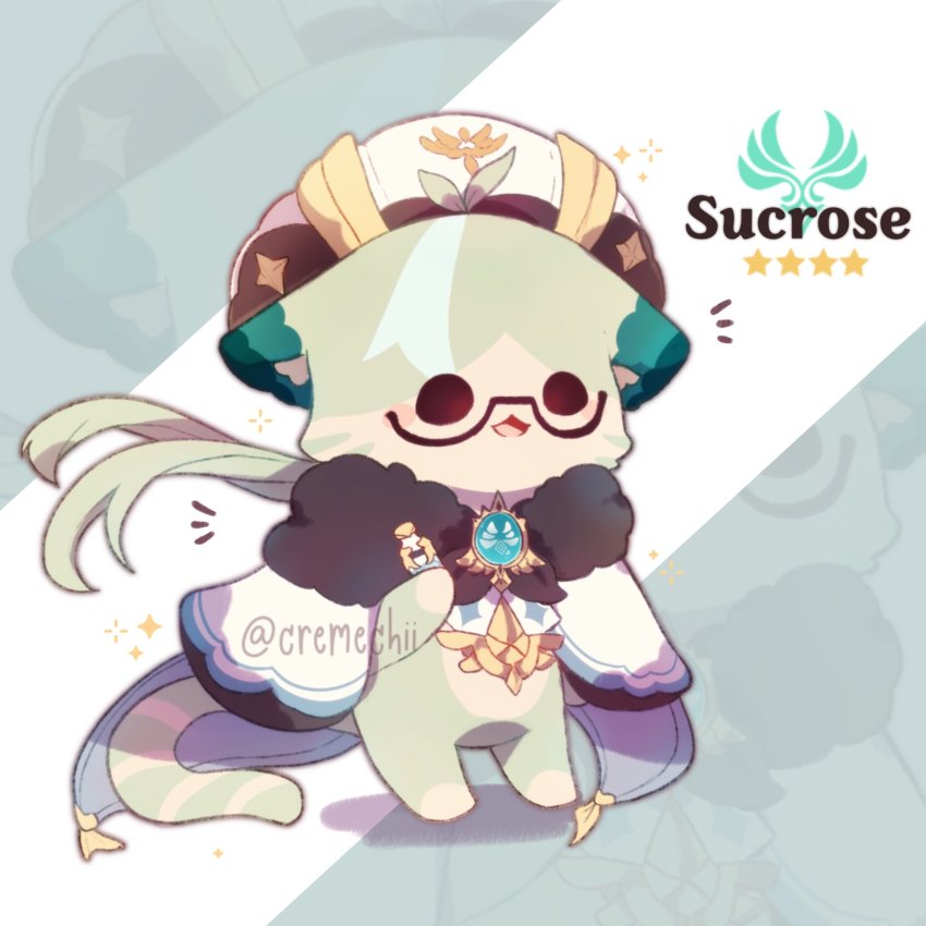 cat, character_name, cremechii, fur, genshin_impact, highres, no_humans, solo