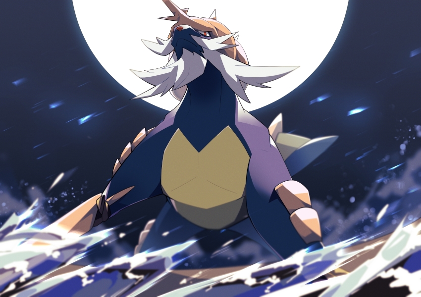 :<, alternate_color, blurry, closed_mouth, commentary_request, from_below, gen_5_pokemon, highres