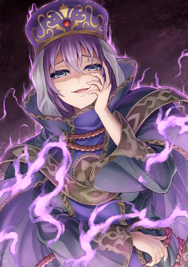 1girl, alternate_costume, blue_eyes, cosplay, eremiya_(fire_emblem), fire_emblem, fire_emblem:_new_mystery_of_the_emblem, gharnef