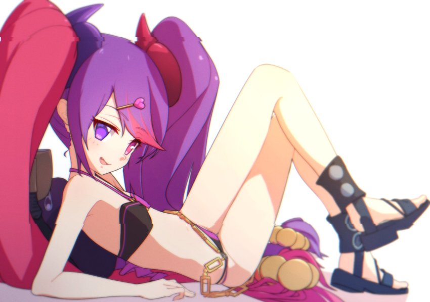 1girl, breasts, child, highres, misaki_(princess_connect!), multicolored_eyes, multicolored_hair, princess_connect!