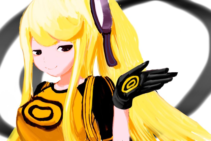 aiba_ami_(cosplay), black_eyes, blonde_hair, cosplay, digimon, gloves, highres, kuremi_kyouko