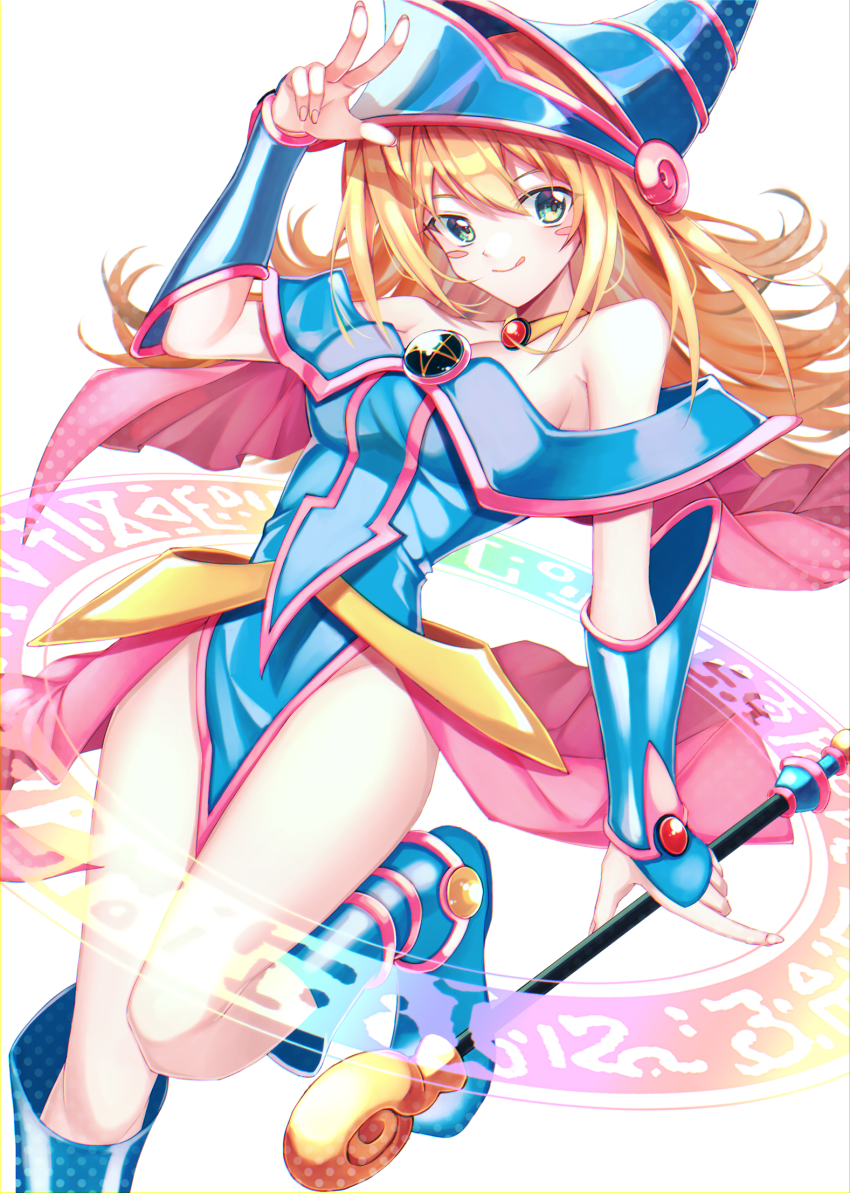 dark_magician_girl, duel_monster, highres, solo, sunanogimo, tagme, yu-gi-oh!