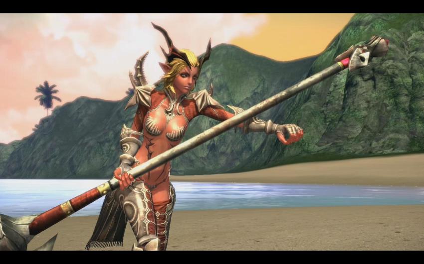 castanics, highres, mmorpg, official_art, tagme, tera_online, thighhighs