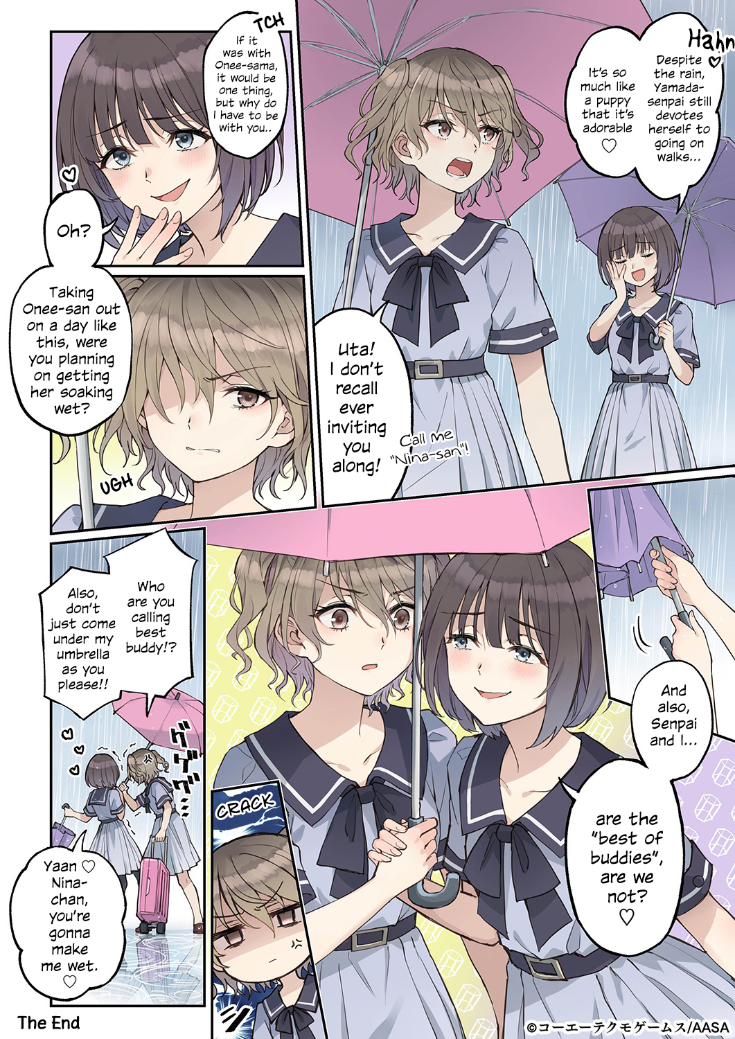 2girls, blue_reflection_(series), blue_reflection_maboroshi_ni_mau_shoujo_no_ken, english_text, hard-translated, highres, komagawa_uta, multiple_girls