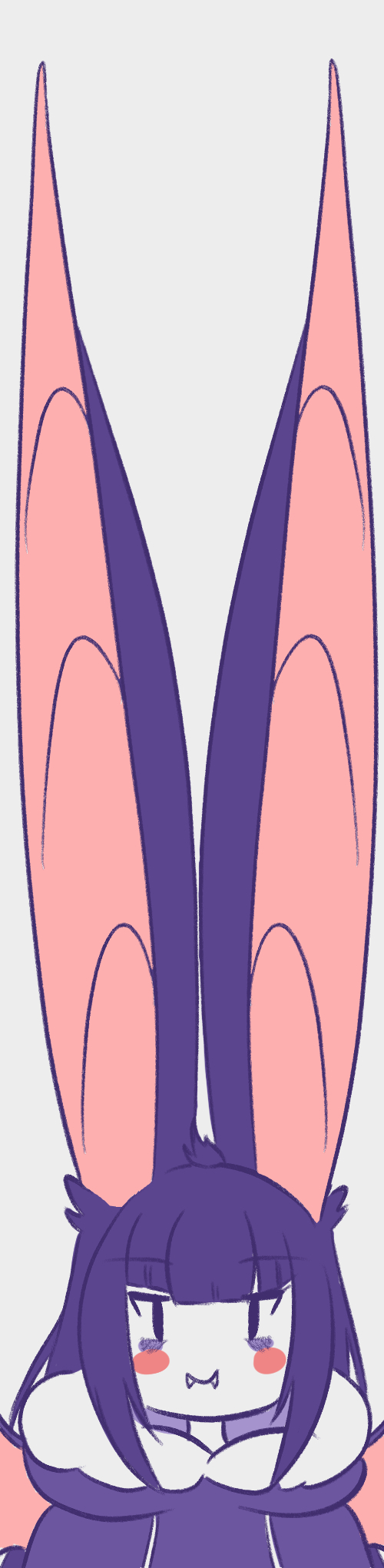 1girl, animal_ears, astra_von_hecate, bat_ears, bat_girl, bat_wings, moriko_kyoho, black_hair