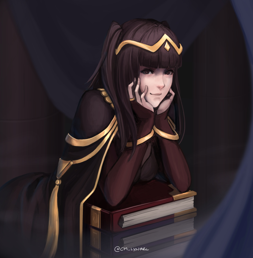 1girl, bent_over, black_bodysuit, black_cape, black_eyes, black_hair, blunt_bangs, bodysuit