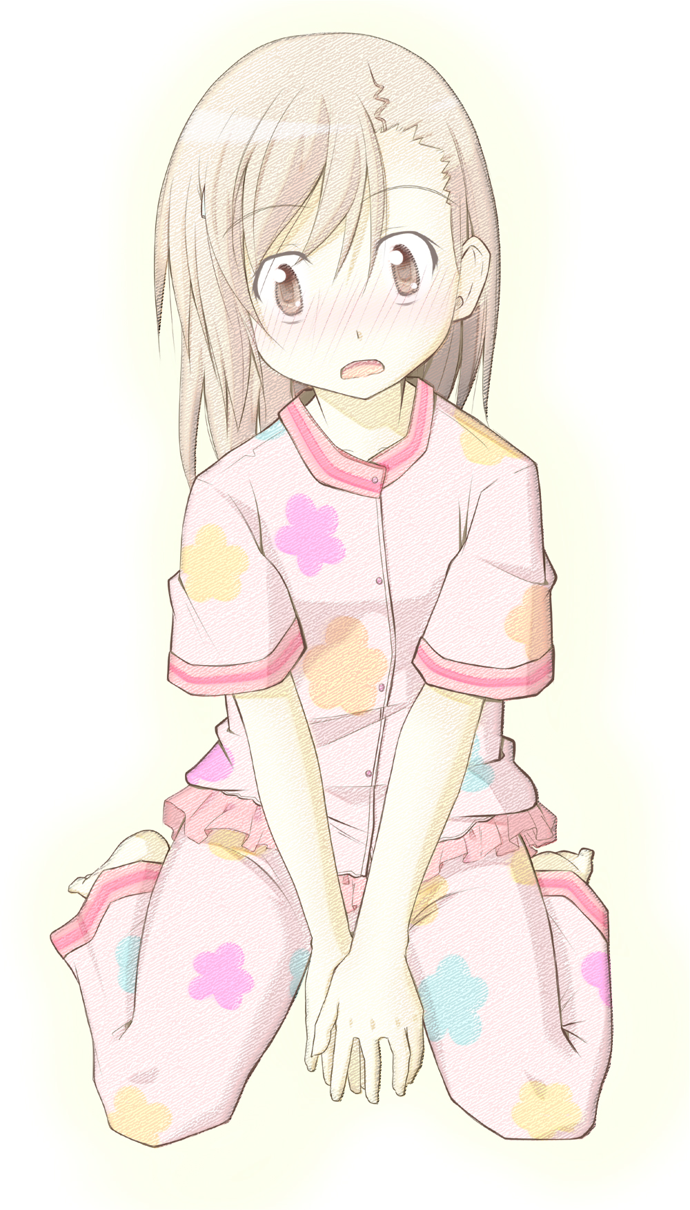 00s, 1girl, 2009, alex_(alexandoria), bad_id, bad_pixiv_id, blush, brown_eyes