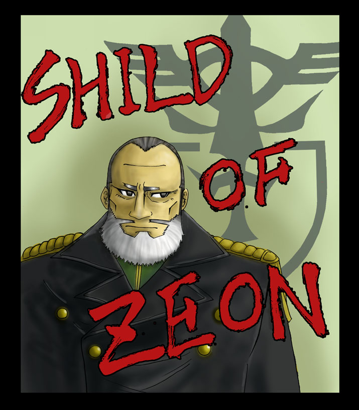 artist_request, coat, facial_hair, gundam, gundam_the_plot_to_assassinate_gihren, henri_schlesser, male_focus, military, military_uniform, overcoat, solo, zeon