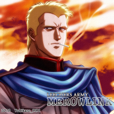 blonde_hair, cigarette, keak_carradine, kikou_ryouhei_mellowlink, lowres, male_focus, military, military_uniform, smoking, solo, soukou_kihei_votoms, yukikaze_dd1