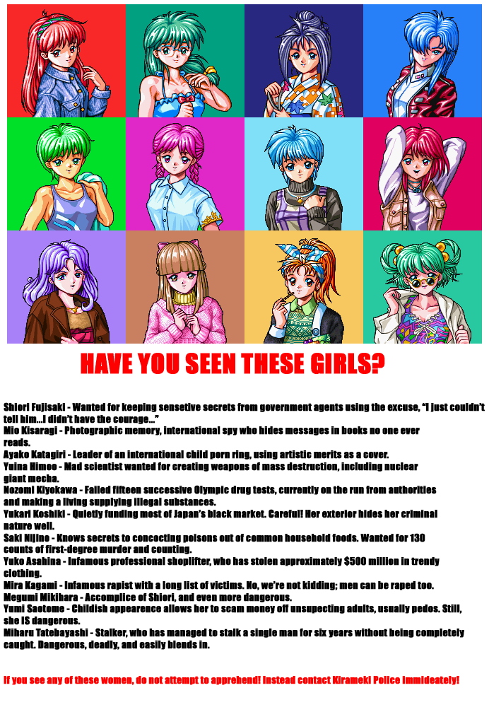 artist_request, asahina_yuko, english_text, everyone, fujisaki_shiori, game_sprite, himoo_yuina, kagami_mira