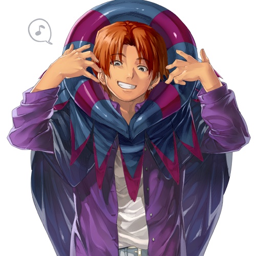 1boy, black_eyes, collared_shirt, cosplay, fate/zero, fate_(series), gilles_de_rais_(caster)_(fate), gilles_de_rais_(caster)_(fate)_(cosplay)