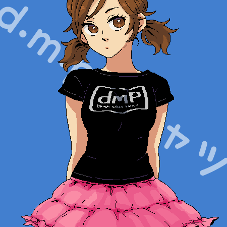 1girl, artist_request, breasts, brown_eyes, brown_hair, kinnikuman, kinnikuman_nisei, long_hair