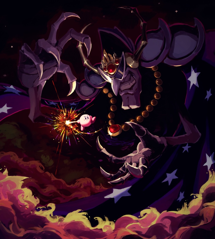 2021, armor, cape, cleft_chin, frown, furrowed_brow, grin, highres