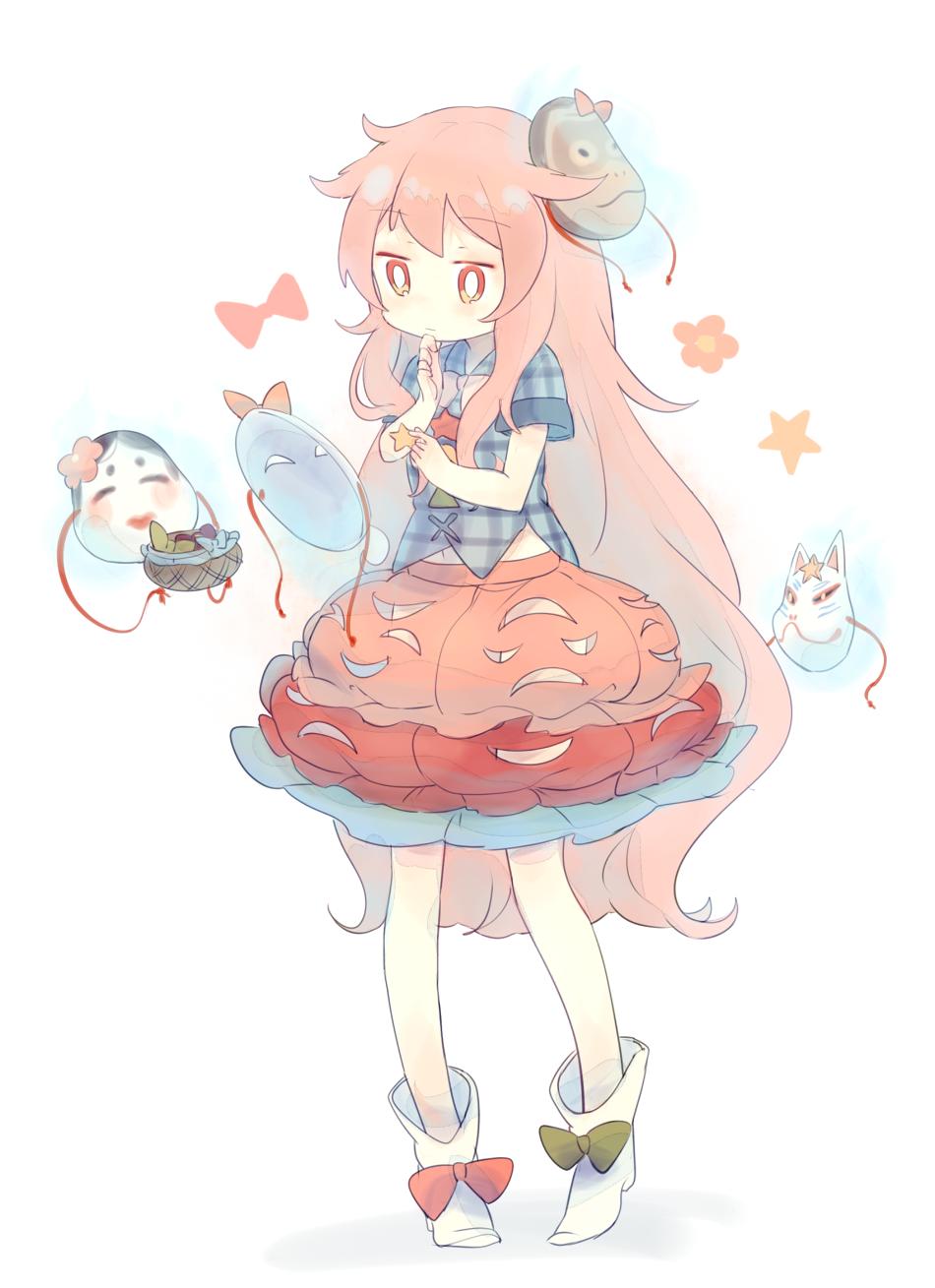 1girl, :|, adapted_costume, alternate_skirt_length, alternate_sleeve_length, ankle_boots, ashiyu_(ashu-ashu), asymmetrical_footwear