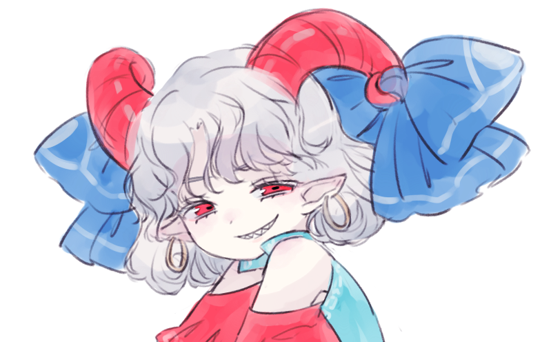 1girl, bare_shoulders, blue_bow, blue_dress, blue_ribbon, bow, closed_mouth, dress