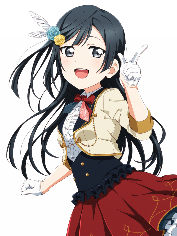 aiguillette, black_eyes, black_hair, bow, bowtie, buttons, collared_shirt, cropped_jacket