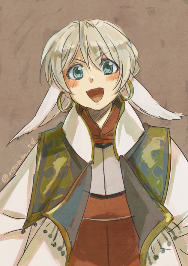 1girl, animal_ears, aqua_eyes, aquaplus, blonde_hair, blush, braid, coat