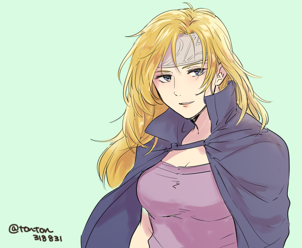 1girl, blonde_hair, blue_eyes, breasts, closed_mouth, dress, fire_emblem, fire_emblem:_radiant_dawn