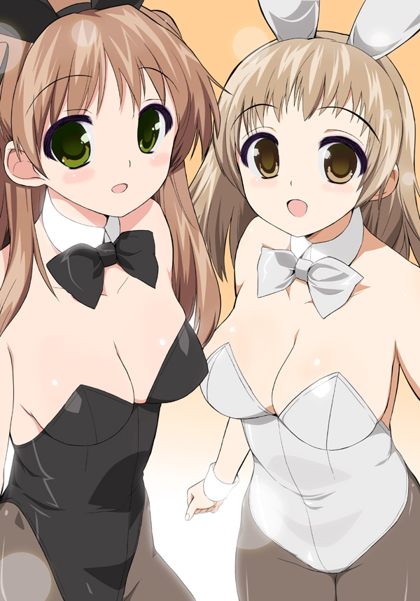 10s, 2girls, amatsuka_haruka, amatsuka_hotaru, animal_ears, baby_princess, bare_shoulders, bow